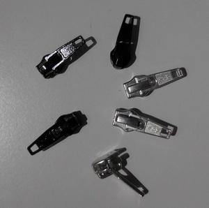 Slider 6 mm for nylon Zipper, Black